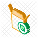 Open Leaf Carton  Icon
