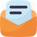 Open Letter Mail Envelope Icon