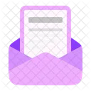 Open Letter Mail Envelope Icon