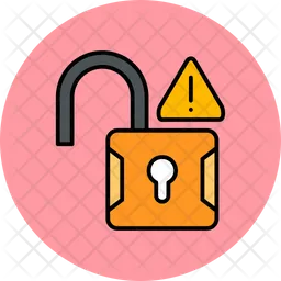 Open Lock Alert  Icon