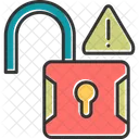 Open Lock Alert  Icon