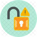 Open Lock Alert  Icon