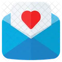 Open Love Letter Icon