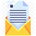 Open Mail Message Letter Icon