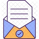 Open Mail Opened Envelope Open Letter Icon