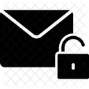 Unlock Lock Email Icon