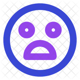 Open mouth frown Emoji Icon