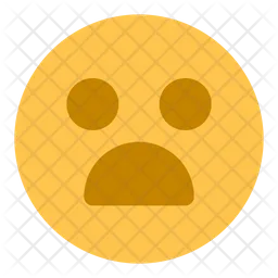Open Mouth Frown Emoji Icon