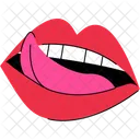 Mouth Tongue Lips Icon