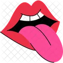 Mouth Tongue Lips Icon