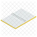 Open Notebook Notepad Register Icon