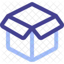 パッケージを開く、開梱する、箱 アイコン