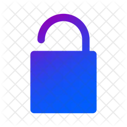 Open Padlock  Icon