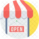 Open Shop Open Open Board Icon