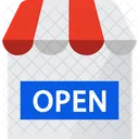 Open Store Open Shop Open Icon
