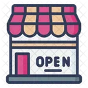 Open Shop Open Store Open Icon