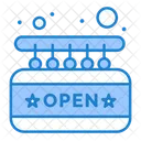 Open Shop Open Board Open Sign Icon