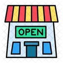 Open Board Open Shop Hanging Board Icône