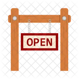 Open sign  Icon