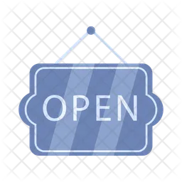 Open sign  Icon