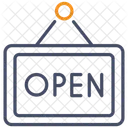 Open Sign Open Open Board Icon