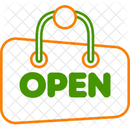 Open sign  Icon