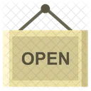 Open Sign Open Open Board Icon