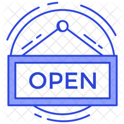 Open Sign  Icon