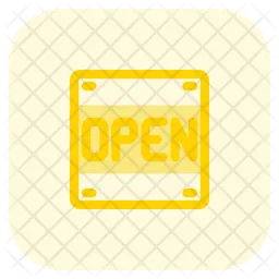 Open Sign  Icon