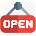 Open Sign Open Restaurant Open Board Icon
