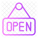 Open Sign  Icon