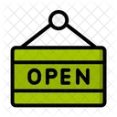 Open sign  Icon