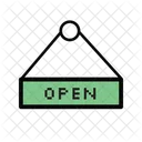 Open Sign Open Open Board Icon