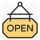 Open Sign Store Icon