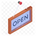 Open Sign Business Icon