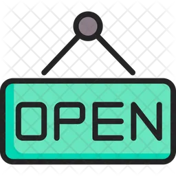 Open signboard  Icon