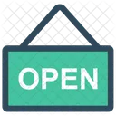 Open signboard  Icon