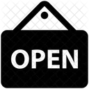 Open Signboard Open Frame Icon