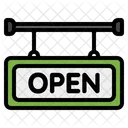 Open Signboard Open Sign Icon