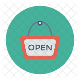 Open signboard Icon