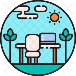 Open space design  Icon