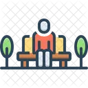 Open space Sit  Icon
