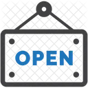 Open Store Sign  Icon