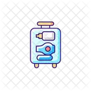 Open Suitcase Baggage Icon