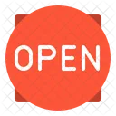 Open Sign Business Icon