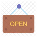 Open Sign Open Board Open Icon