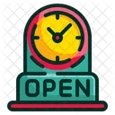 Open Time Time Sale Icon