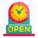 Open Time  Icon