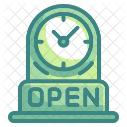 Open Time  Icon