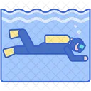 Open Water Diving  Icon